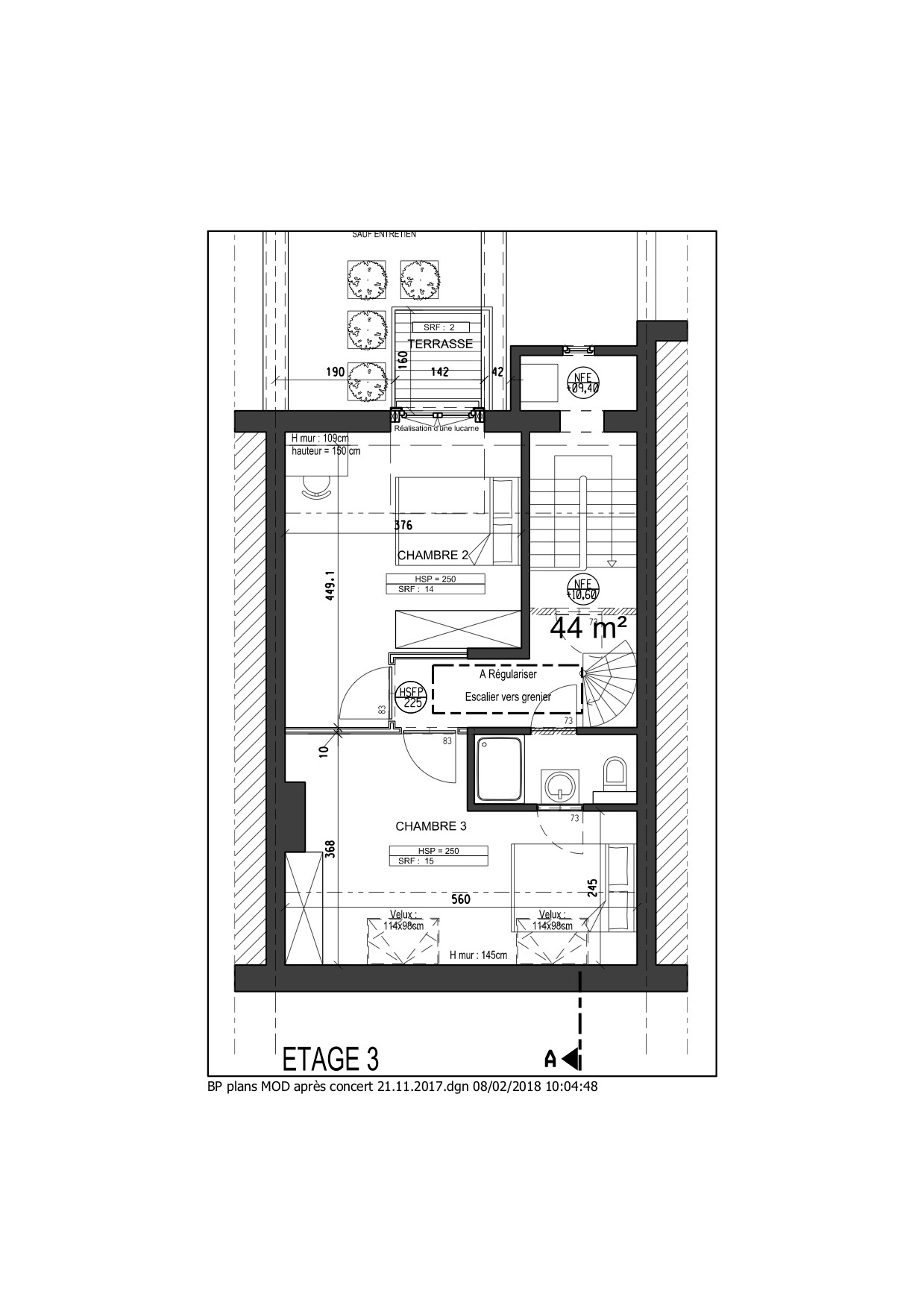 location Magnifique duplex de 135 m2, 4 chambres, terrasse.. | Link Immo